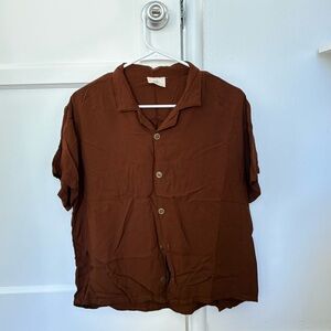 Ambi Short Sleeve Button-Up Shirt